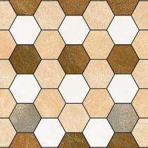 Vicon Punch 400 x 400 mm ALPINE BROWN Matt Ceramic Tile_0