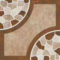 Vicon Punch 400 x 400 mm CASINO BROWN Matt Ceramic Tile_0