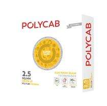 Polycab 2.5 sqmm HR FR LF Electric Wire Yellow 90 m_0