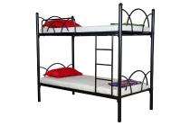 Mild Steel Bunk Hostel Bed 72 x 30 inch Black_0