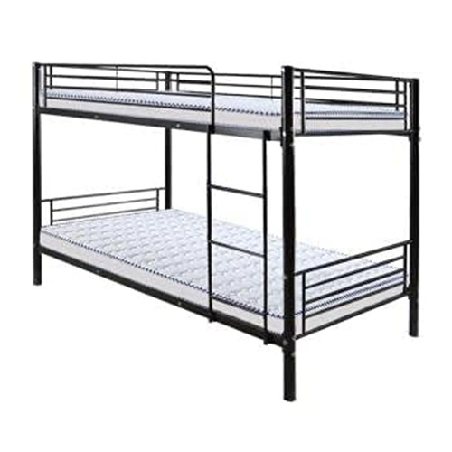 Mild Steel Bunk Hostel Bed 72 x 32 inch Black_1