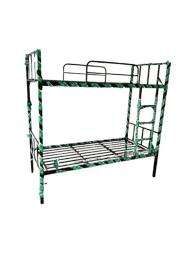 Mild Steel Bunk Hostel Bed 72 x 32 inch Black_0