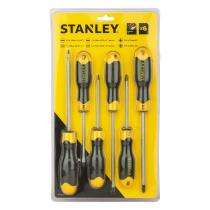 STANLEY 100 - 150 mm Screwdriver Set 6 pieces Phillips, Slotted_0