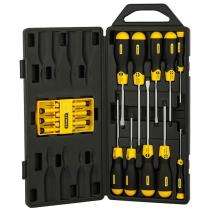 STANLEY 0.055 to 1/4 inch Screwdriver Set 16 Pieces Phillips, Slotted_0