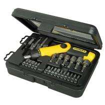 STANLEY 3/16 to 7/16 inch Screwdriver Set 25 Pieces Multibit_0