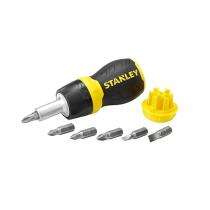 STANLEY 1/8 to 1/4 inch Screwdriver Set 7 Pieces Multibit_0