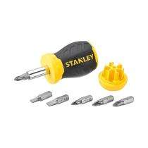 STANLEY 0.177 to 0.266 inch Screwdriver Set 7 Pieces Multibit_0