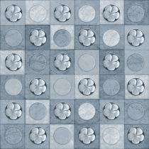 Vicon Punch 300 x 300 mm Decor gradena gris Matt Ceramic Tile_0