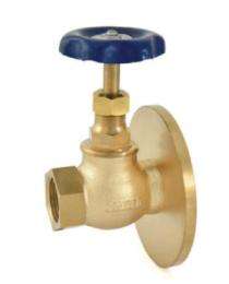 SKI 50 mm Manual Bronze Globe Valves One Side Flanged_0