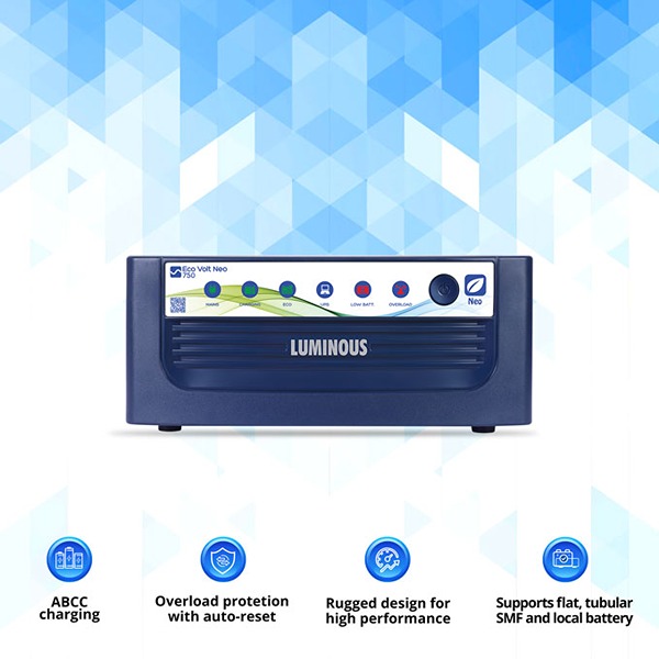 LUMINOUS Eco Volt Neo 750 546 W 650 VA Sine Wave Inverter_1