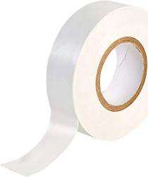 Charze 19 mm PVC Electrical Insulation Tape Self Adhesive White_0