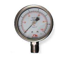 FM 0 - 100 psi Silicon Oil Pressure Gauge 2 in_0