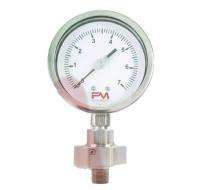 FM 0 - 400 bar Silicon Oil Pressure Gauge 4 in_0