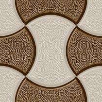 Vicon Punch 300 x 300 mm INTERLOCK PEACAN Matt Ceramic Tile_0
