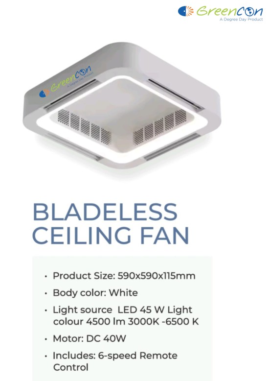 GREENCON Ceiling 40 W Bladeless Fan_1