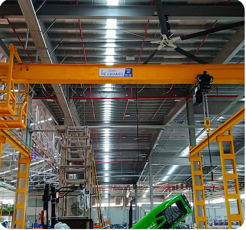 Praneeth 10000 kg EOT Crane Single Girder Pendent Station_1