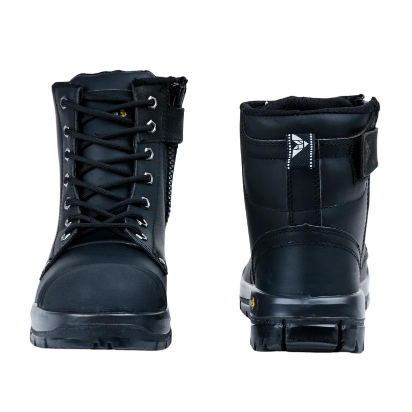 Mallcom Scar B Nubuck Leather Steel Toe Safety Shoes Black_2