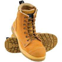 Mallcom Scar W Nubuck Leather Steel Toe Safety Shoes Brown_0
