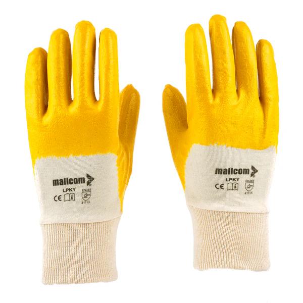 Mallcom Cut and Sewn Nitrile Rubber Safety Gloves LPKY 9_1