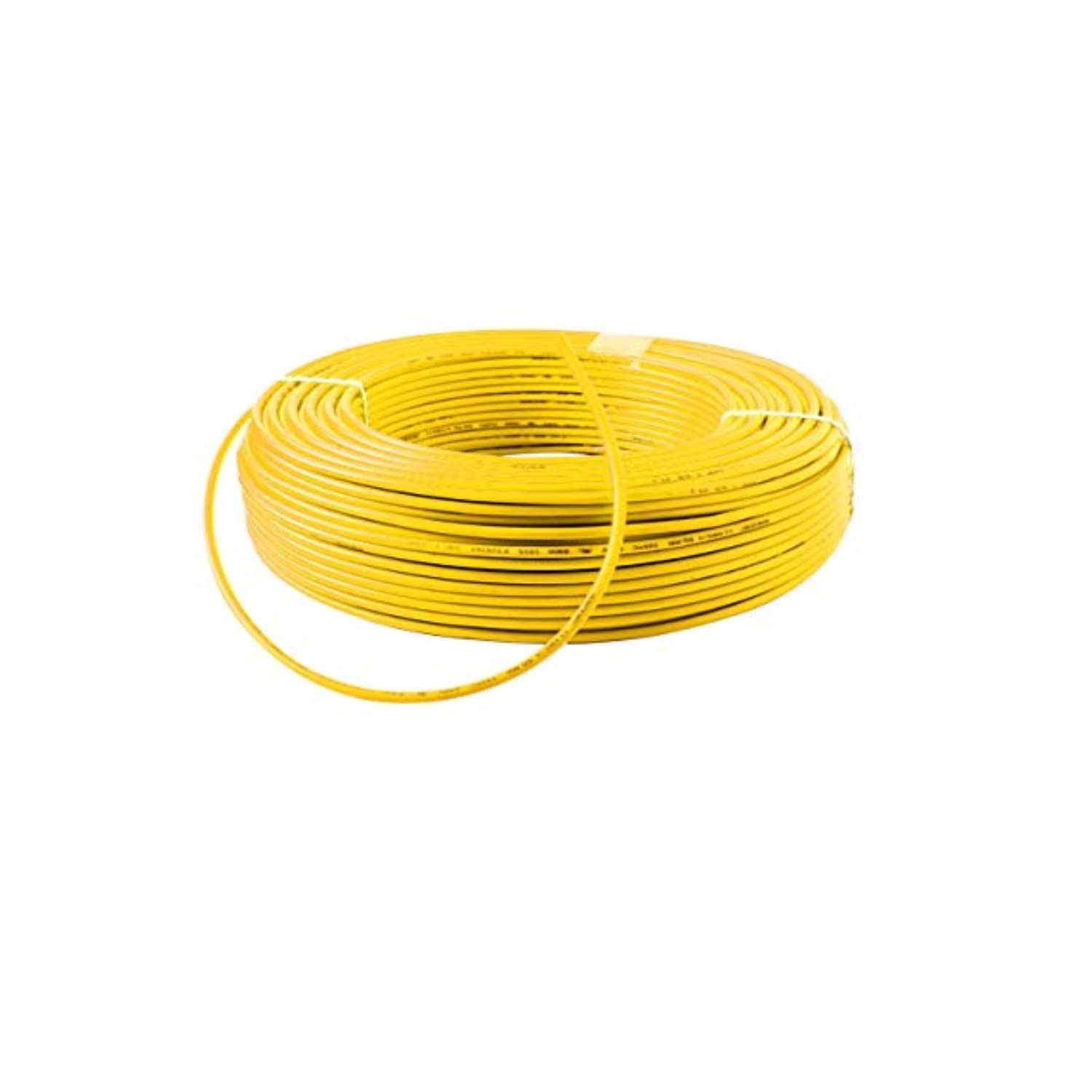 Salzer 1.5 sqmm FR Electric Wire Yellow 90 m_1