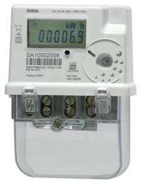Secure SARAL100 10 - 60 A Single Phase LCD IP54 Solar Net Meter_0
