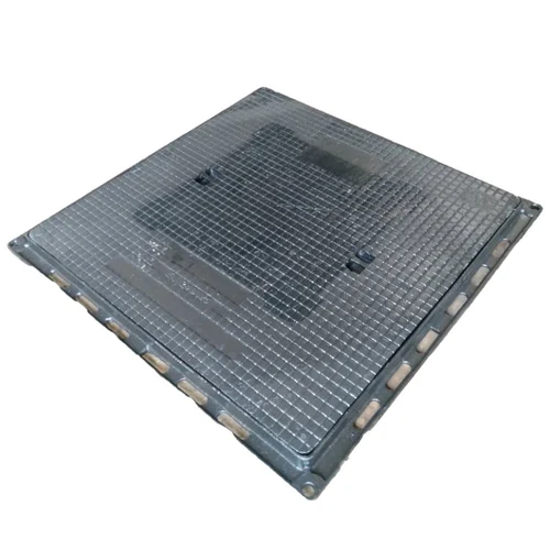 Kajeco Solid Top Manhole Cover Ductile Iron (GGG 50) Black Bitumen painted 600 x 600 mm_1