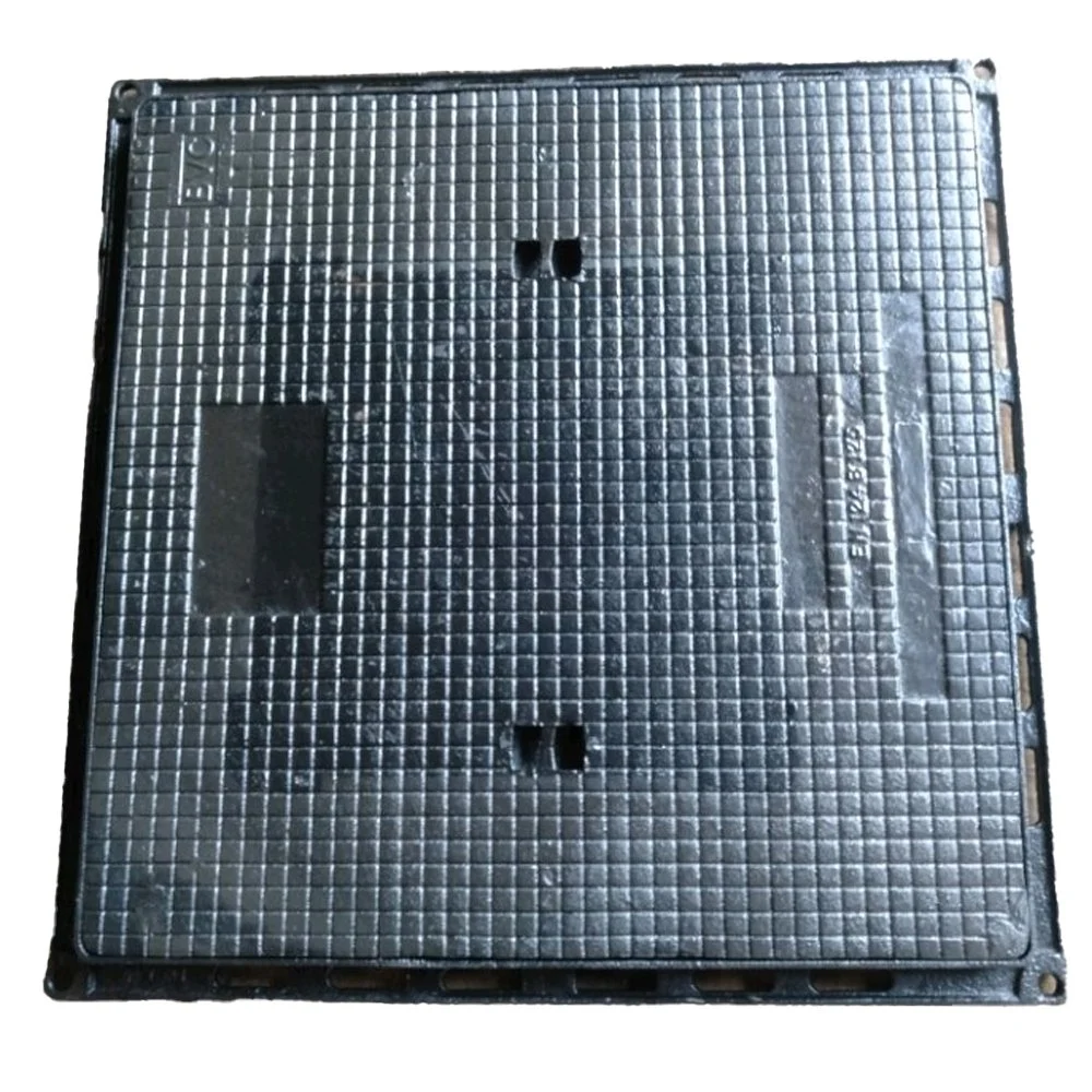 Kajeco Solid Top Manhole Cover Ductile Iron (GGG 50) Black Bitumen painted 600 x 600 mm_2