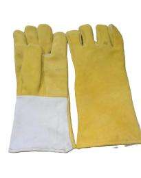 Siddhi Vinayak Material Handling Leather Safety Gloves 14 inch_0