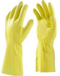 Siddhi Vinayak Chemical Handling PVC Safety Gloves Free Size_0