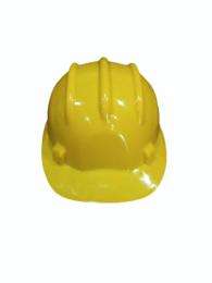 Plastic Yellow Construction Safety Helmets_0