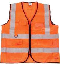 Mallcom Polyester Safety Jackets XS PROCLO 31 High Visibility Orange_0