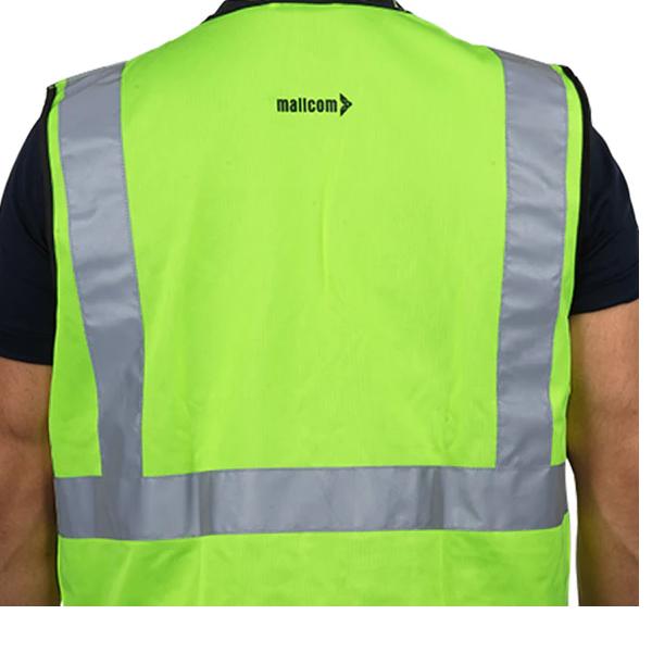 Mallcom Polyester Safety Jackets S PROCLO 71 High Visibility Green_2