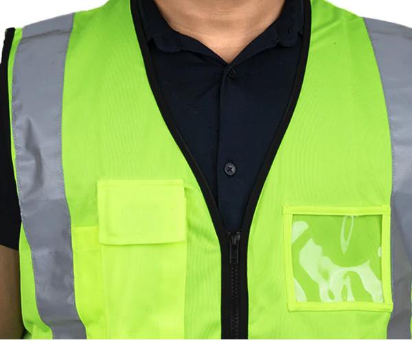 Mallcom Polyester Safety Jackets XL PROCLO 71 High Visibility Green_1