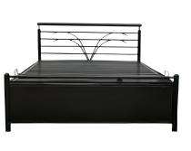 Metal Box Queen Bed 6 x 6.5 ft Black ME019_0