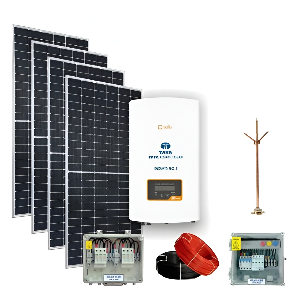 TATA 3 kW Single Phase Mono PERC DCR On Grid Solar Solution_0
