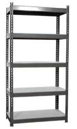 SAT Stainless Steel Angle Frame 5 Layers Industrial Racks 72 inch 36 x 18 inch_0