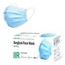 C-Cure Disposable 3 Ply Meltblown Filter Nose Masks Standard Blue_0