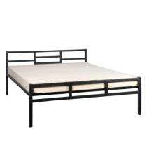 Metal Low Post Queen Bed 6 x 5 ft Black ME031_0