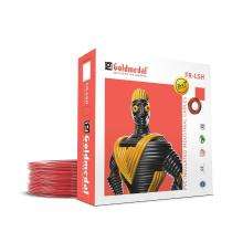 Goldmedal 4 sqmm FR LSH Electric Wire Red 90 m_0