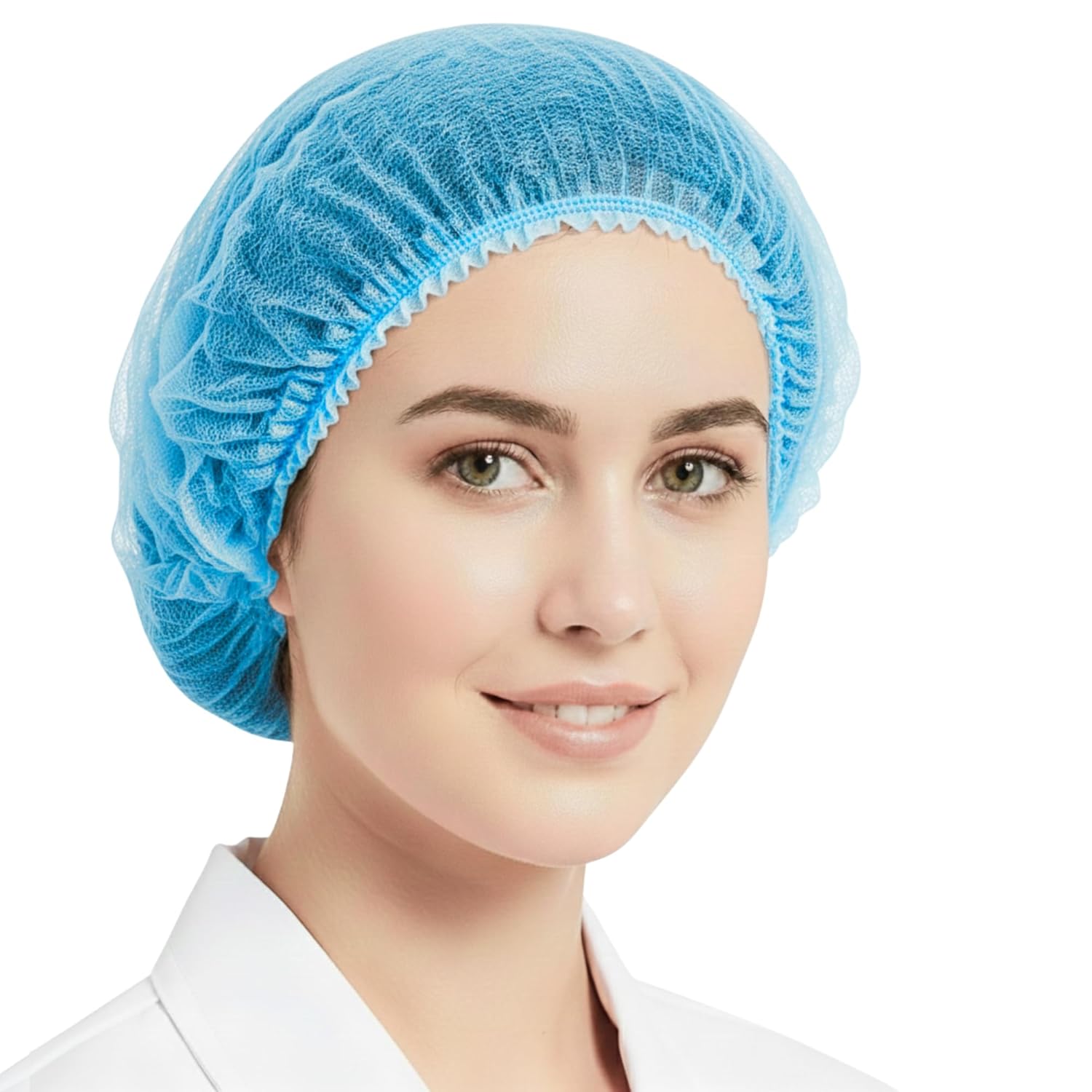 C-Cure Disposable Non Woven Unisex 18 inch Bouffant Cap_1