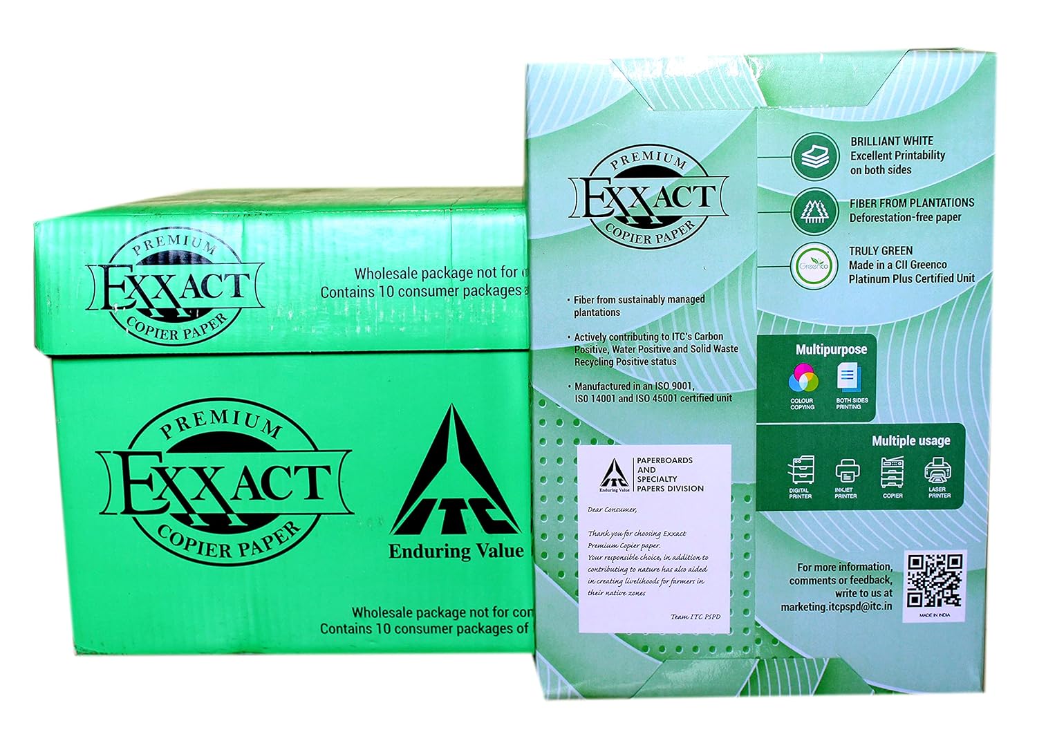 ITC Premium Exxact A4 70 GSM Copier Paper_3
