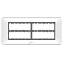 Cervo C62 20 M White Modular Switch Plate Cover_0