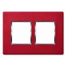 Cervo C49C 4 M Red Modular Switch Plate Cover_0