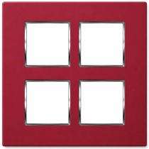 Cervo C51C 8 M Red Modular Switch Plate Cover_0