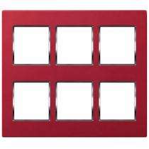 Cervo C53C 12 M Red Modular Switch Plate Cover_0