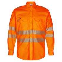 ATA Polyester Orange High Visibility Uniform Shirt_0
