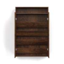 Wooden 5 Shelves Shoe Rack 1 - 10 kg 625 x 295 x 910 mm Brown_0
