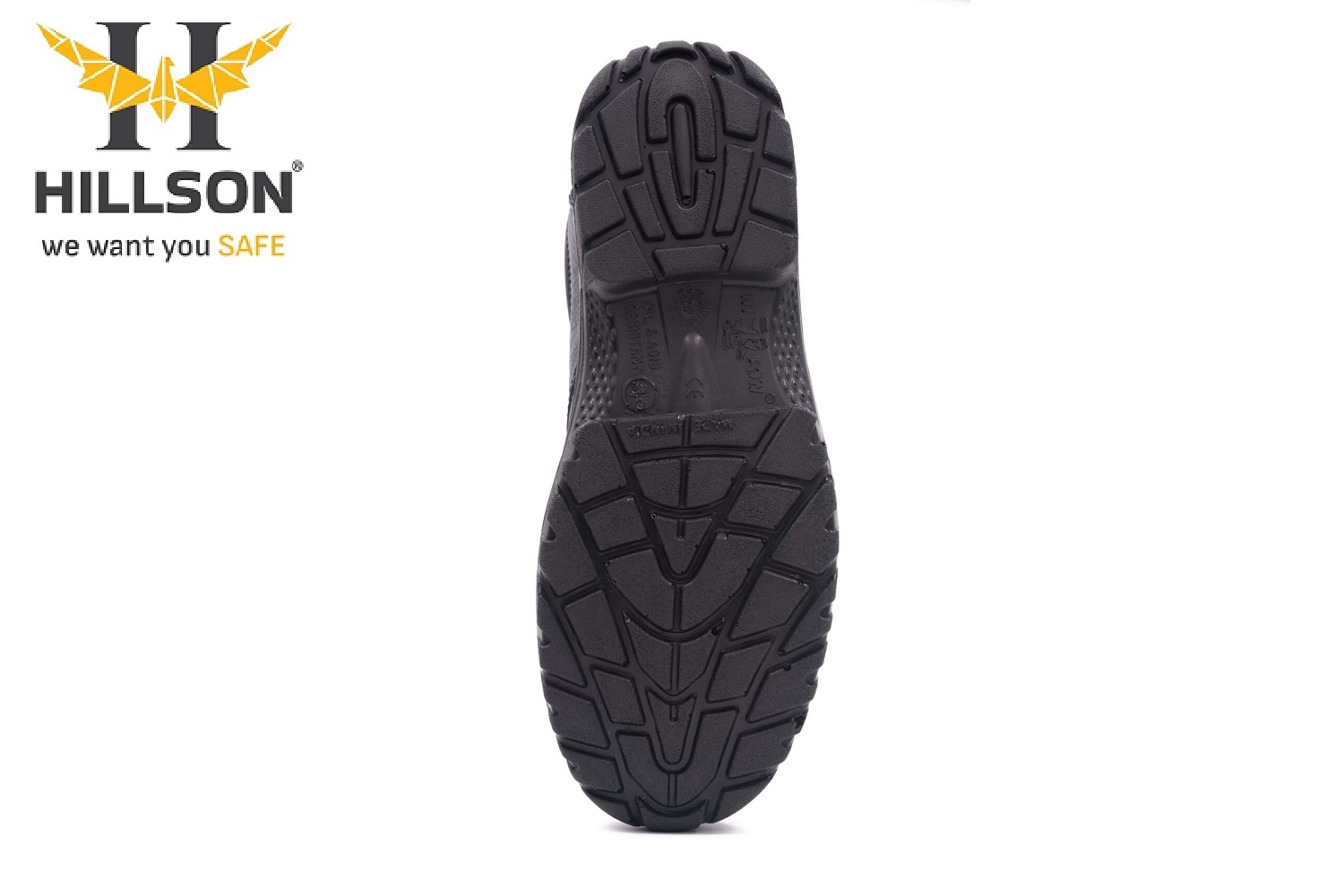 Hillson Argo Leather Steel Toe Safety Shoes Black_2