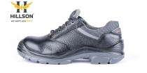 Hillson Nucleus Buff Leather Steel Toe Safety Shoes Black_0