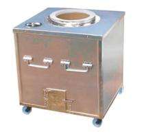 GK Tandoor 1 Burner Commercial Gas Stove Stainless Steel 304 Silver_0
